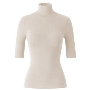 NWT OGL LiteWarm Essential Turtleneck Elbow Length Sleeve Brami S Morning Mist